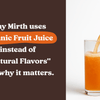 orange can pouring bubbly hydrating water flavored with 100% organic juice