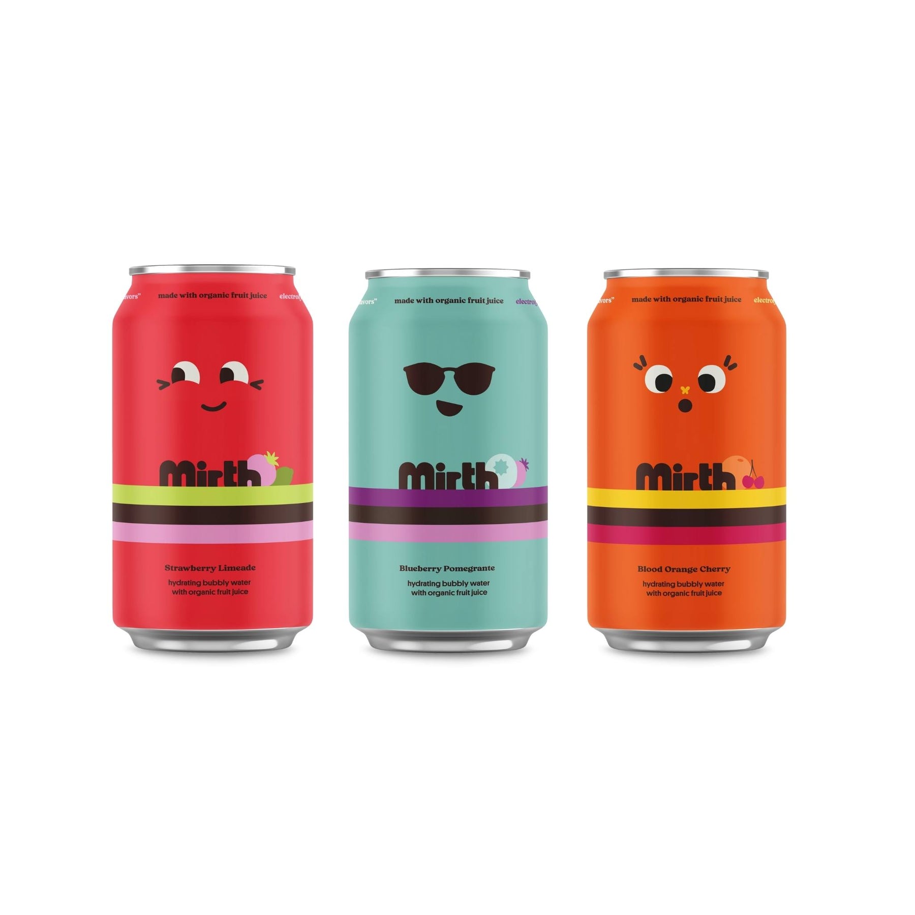 Washed Mirth Mirth Sample Pack | Hydrating Sparkling Juice | Mirth Water