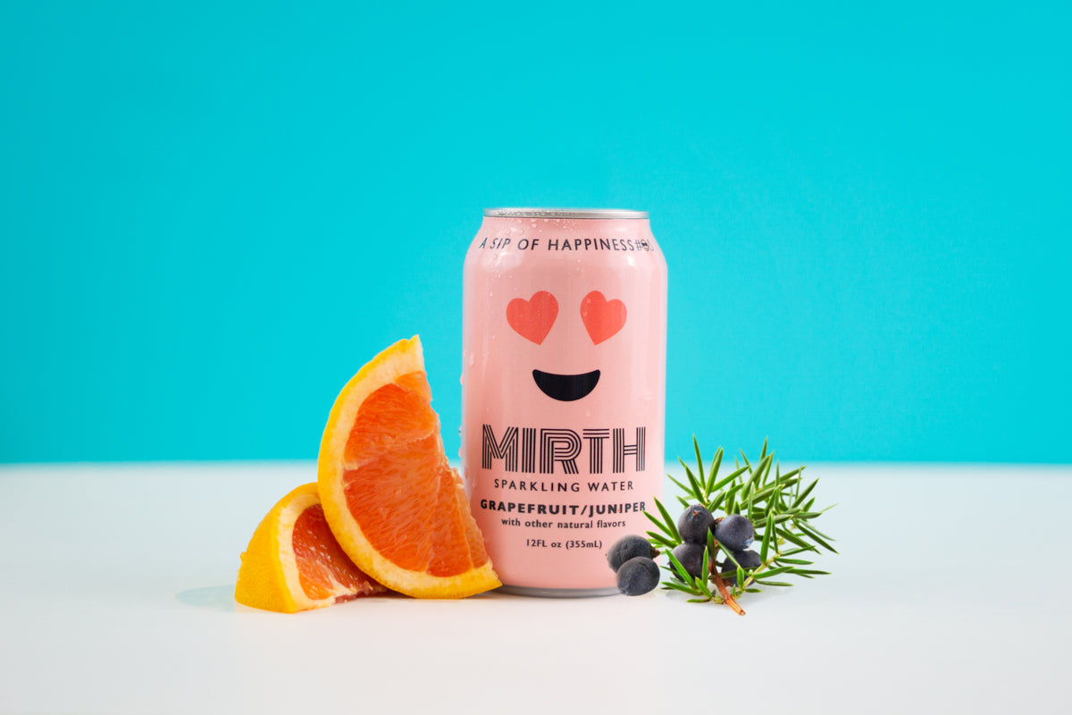Grapefruit / Juniper Flavor Sparkling Water – Mirth Soda Water